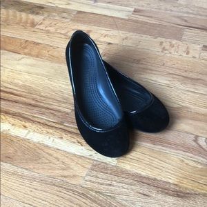CROCS Crushed Velvet Flats